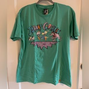 Johnny Cupcakes x Nickelodeon Rocko’s Modern Life Teal T-Shirt Size Men’s Large